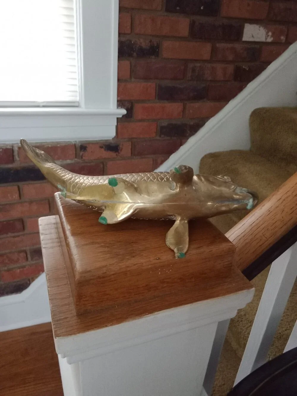 Brass Fish Sculpture